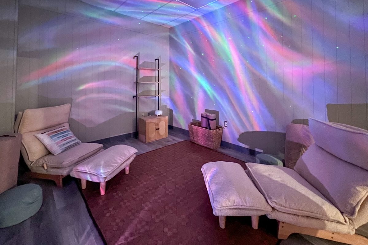 Calm wellness room at HARTT Counseling and Wellness in Jasper, Alabama