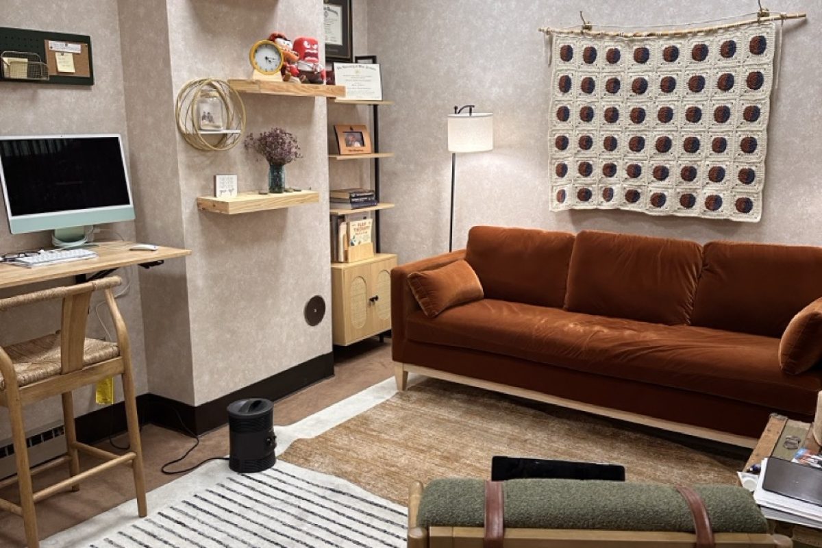 Private therapy room at HARTT Counseling and Wellness in Jasper, Alabama